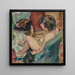 Donna con cane - Jules Pascin — quadro incorniciato alla parete