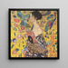 Donna con ventaglio - Gustav Klimt — quadro incorniciato alla parete
