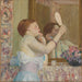 Donna con uno specchio - Frederick Carl Frieseke — vista dell’opera