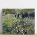 Riproduzione del dipinto Donna con un ombrello in un giardino - Pierre-Auguste Renoir