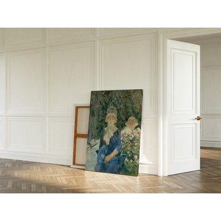 Femme dans le jardin - Berthe Morisot | Reproduction Tableau Décoration murale affiche copie