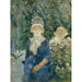 Riproduzione del dipinto Donna nel giardino - Berthe Morisot