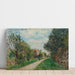 Riproduzione del dipinto Donna e Bambino sul Sentiero dei Prati, Sèvres - Alfred Sisley