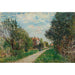 Riproduzione del dipinto Donna e Bambino sul Sentiero dei Prati, Sèvres - Alfred Sisley