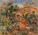 Donna e cane in un paesaggio - Pierre-Auguste Renoir — vista dell’opera