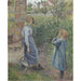 Riproduzione del dipinto Donna e bambino al pozzo - Camille Pissarro