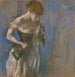 Donna che indossa il suo corsetto - Edgar Degas — vista dell’opera