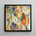 Donna portoghese - Robert Delaunay — quadro incorniciato alla parete