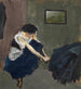 Donna che si slaccia le scarpe - Ernst Schiess — vista dell’opera