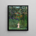 Riproduzione del dipinto Donna che passeggia in una foresta esotica - Henri Rousseau