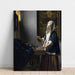 Riproduzione del dipinto Donna che tiene una bilancia - Johannes Vermeer