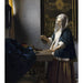Riproduzione del dipinto Donna che tiene una bilancia - Johannes Vermeer