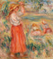 Donne nei campi - Pierre-Auguste Renoir — vista dell’opera