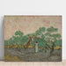 Riproduzione del dipinto Donne che raccolgono olive - Vincent van Gogh