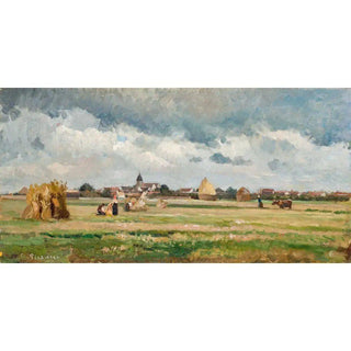 Fenaison - Camille Pissarro | Reproduction Tableau Décoration murale affiche copie