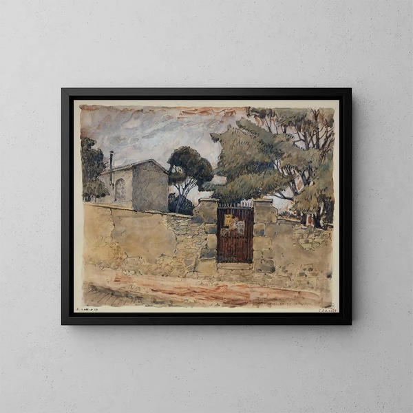 Rue du Chevalier de La Barre - Ferdinand Boberg — quadro incorniciato alla parete