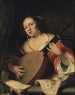 Una dama che suona il liuto - Ferdinand Bol — vista dell’opera