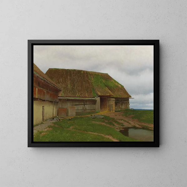 Giorno grigio - Ferdinand Brunner — quadro incorniciato alla parete