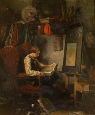 Ferdinand De Braekeleer II - Young Artist in a Studio.webp
