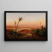 Vista di una parte della pianura di Orano - Ferdinand Duboc — quadro incorniciato alla parete