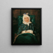 Aloisia Eltz in poltrona - Ferdinand Georg Waldmüller — quadro incorniciato alla parete