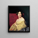 Anna Bayer, la seconda moglie dell'artista - Ferdinand Georg Waldmüller — quadro incorniciato alla parete