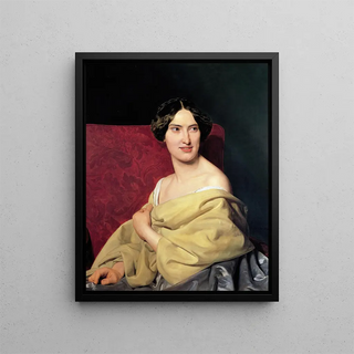 Ferdinand Georg Waldmller - Anna Bayer the artists second wife.webp