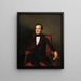 Carl Wilhelm Lucas 1803-1857 Attore di corte al K. u. K. Burgtheater - Ferdinand Georg Waldmüller — quadro incorniciato alla parete