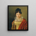 Catharina Freifrau de Koudelka - Ferdinand Georg Waldmüller — quadro incorniciato alla parete