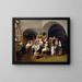 Mattino di Natale - Ferdinand Georg Waldmüller — quadro incorniciato alla parete