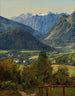 Le Dachstein di Sophien-Doppelblick vicino a Ischl - Ferdinand Georg Waldmüller — vista dell’opera