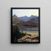 Lac Wolfgang - Ferdinand Georg Waldmüller — quadro incorniciato alla parete