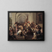 La zuppa del convento - Ferdinand Georg Waldmüller — quadro incorniciato alla parete