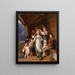 Le Kranzljungfer - Ferdinand Georg Waldmüller — quadro incorniciato alla parete