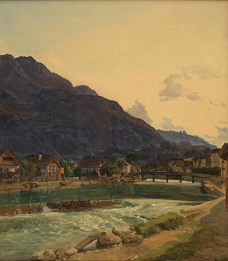 Ferdinand Georg Waldmller - Die Traun bei Ischl.webp