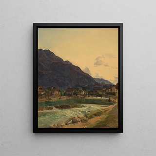 Ferdinand Georg Waldmller - Die Traun bei Ischl.webp