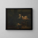 Forza esaurita - Ferdinand Georg Waldmüller — quadro incorniciato alla parete