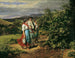 Ritorno dal lavoro Gli amanti all'incrocio - Ferdinand Georg Waldmüller — vista dell’opera