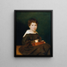 Heinrich Werner (1830 - 1861), il figlio della coppia Johann e Magdalena Werner - Ferdinand Georg Waldmüller — quadro incorniciato alla parete