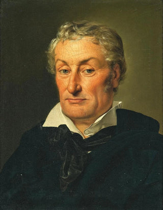 Ferdinand Georg Waldmller - Portrait of a Gentleman with Wavy White Hair.webp