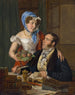 Il cartografo professore Josef Jöttner e sua moglie - Ferdinand Georg Waldmüller — vista dell’opera
