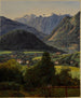 Le Dachstein visto da Sophienplatz - Ferdinand Georg Waldmüller — vista dell’opera