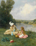 Giornate d'estate vicino a Giverny, Francia - Ferdinand Heilbuth — vista dell’opera