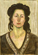 Una donna - Ferdinand Hodler — quadro incorniciato alla parete