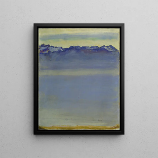 Ferdinand Hodler - Lake Geneva with the Savoy Alps.webp