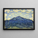 Paesaggio nelle Alpi svizzere - Ferdinand Hodler — quadro incorniciato alla parete