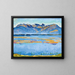 Paesaggio del Montana con i Becs di Bosson e la Valle di Rchy - Ferdinand Hodler — quadro incorniciato alla parete