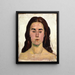 Ritratto di Lina Crot - Ferdinand Hodler — quadro incorniciato alla parete