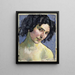 Ritratto del manichino Giulia Leonardi - Ferdinand Hodler — quadro incorniciato alla parete
