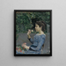 Ritratto di Helen Weigl - Ferdinand Hodler — quadro incorniciato alla parete